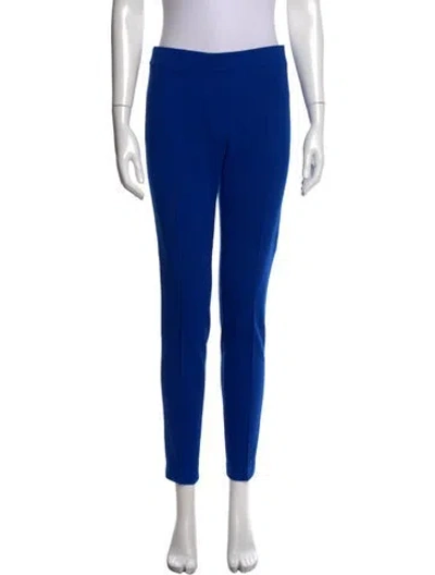 Pre-owned Akris Straight Leg Pants In Blue