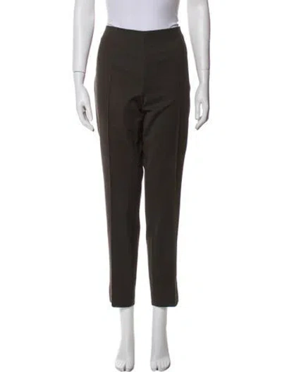 Pre-owned Akris Straight Leg Pants In Gray