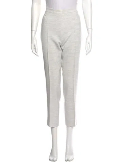 Pre-owned Akris Straight Leg Pants In Gray