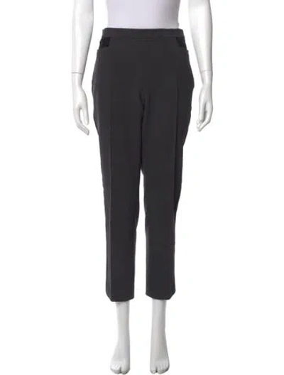 Pre-owned Akris Straight Leg Pants In Gray