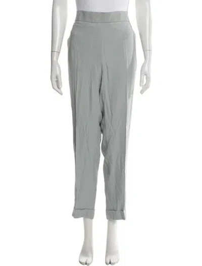 Pre-owned Akris Straight Leg Pants In Gray