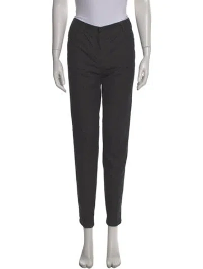 Pre-owned Akris Straight Leg Pants In Gray