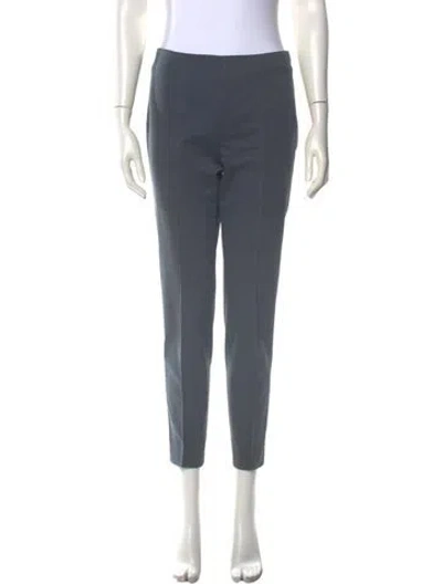 Pre-owned Akris Straight Leg Pants In Gray
