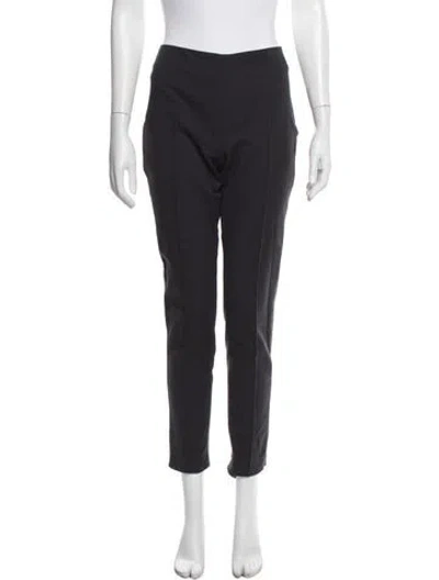Pre-owned Akris Straight Leg Pants In Gray