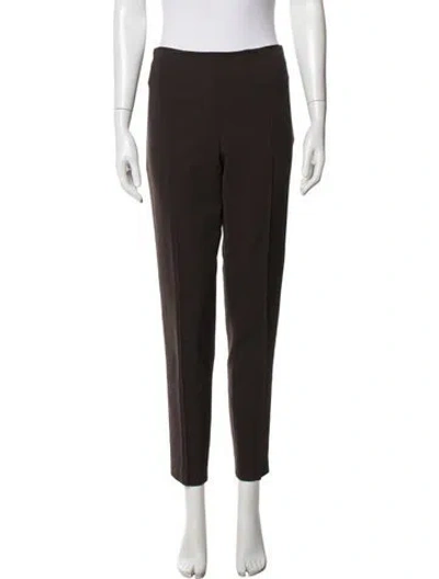 Pre-owned Akris Straight Leg Pants In Green