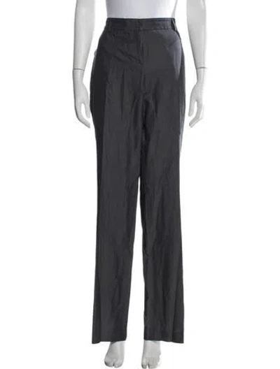 Pre-owned Akris Straight Leg Pants In Grey