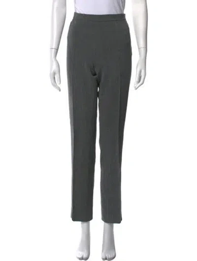 Pre-owned Akris Straight Leg Pants In Grey