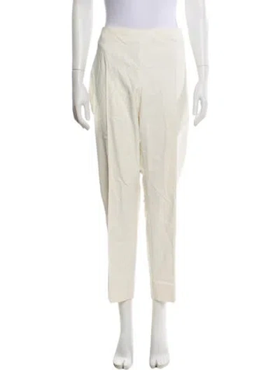 Pre-owned Akris Straight Leg Pants In Neutral