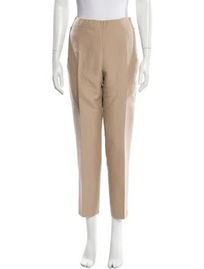 Pre-owned Akris Straight Leg Pants In Neutral