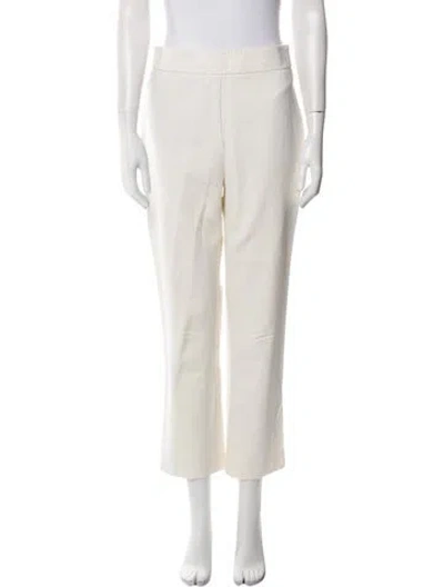 Pre-owned Akris Straight Leg Pants In Neutral