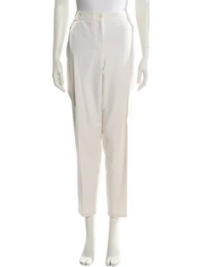 Pre-owned Akris Straight Leg Pants In Neutral