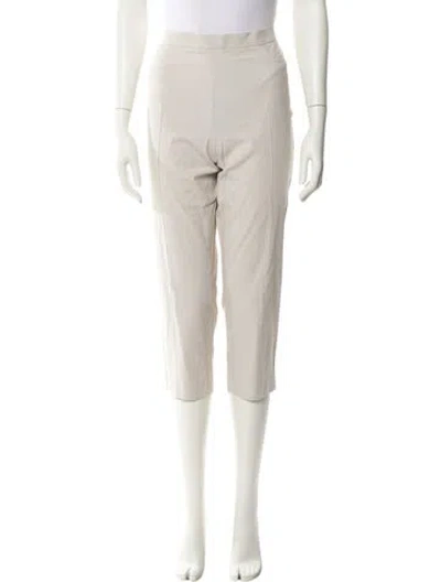 Pre-owned Akris Straight Leg Pants In Neutral