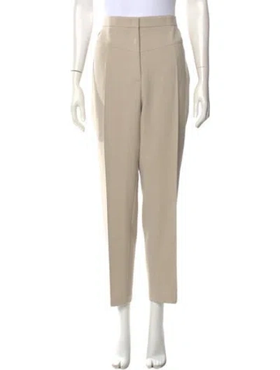 Pre-owned Akris Straight Leg Pants In Neutral