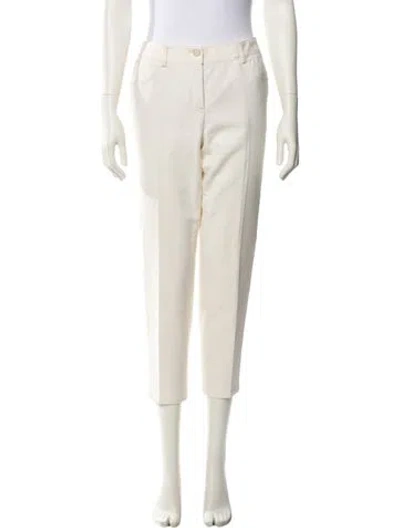 Pre-owned Akris Straight Leg Pants In Neutral