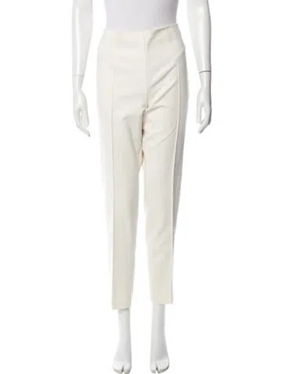 Pre-owned Akris Straight Leg Pants In Neutral
