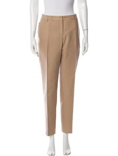 Pre-owned Akris Straight Leg Pants In Neutral