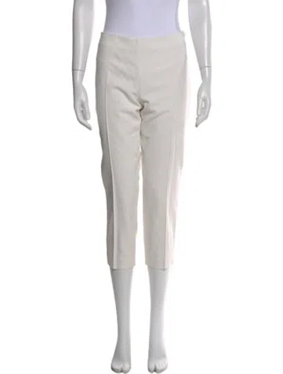 Pre-owned Akris Straight Leg Pants In Neutral