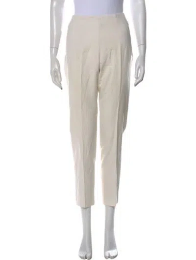 Pre-owned Akris Straight Leg Pants In Neutral