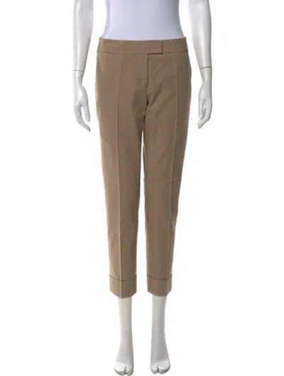 Pre-owned Akris Straight Leg Pants In Neutral