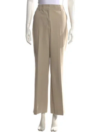 Pre-owned Akris Straight Leg Pants In Neutral