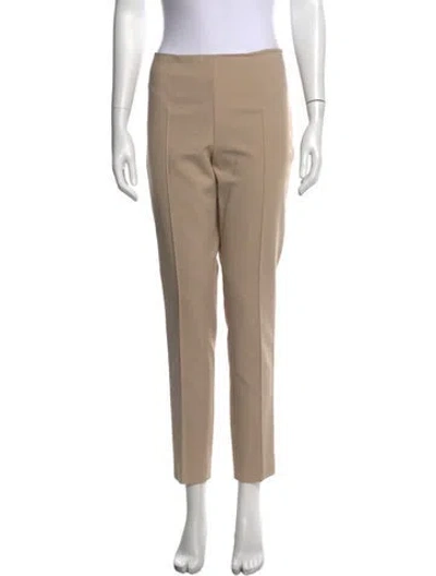 Pre-owned Akris Straight Leg Pants In Neutral