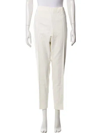 Pre-owned Akris Straight Leg Pants In Neutral