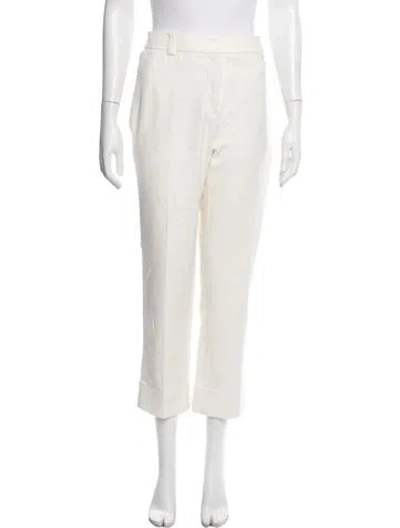 Pre-owned Akris Straight Leg Pants In Neutral