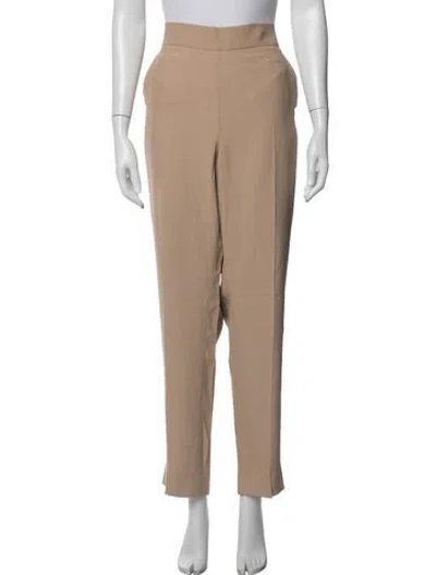 Pre-owned Akris Straight Leg Pants In Neutral