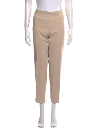 Pre-owned Akris Straight Leg Pants In Neutral