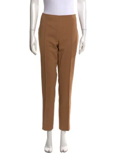 Pre-owned Akris Straight Leg Pants In Neutral