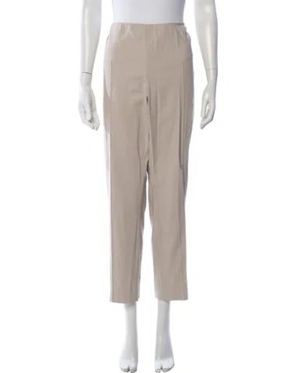 Pre-owned Akris Straight Leg Pants In Neutral