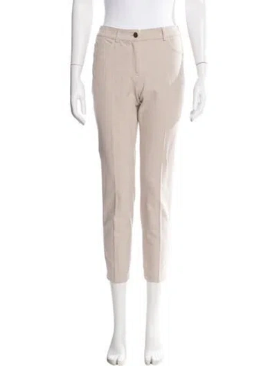 Pre-owned Akris Straight Leg Pants In Neutral