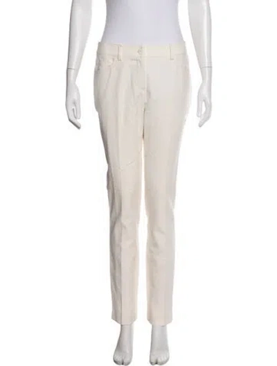 Pre-owned Akris Straight Leg Pants In Neutral