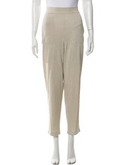 Pre-owned Akris Straight Leg Pants In Neutrals