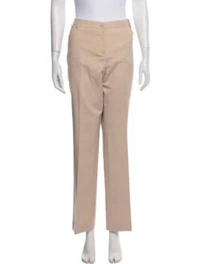 Pre-owned Akris Straight Leg Pants In Neutrals