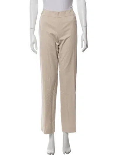 Pre-owned Akris Straight Leg Pants In Neutrals