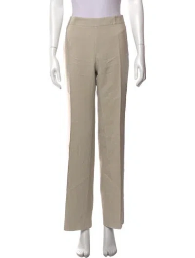 Pre-owned Akris Straight Leg Pants In Neutrals