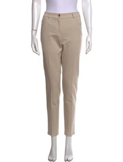 Pre-owned Akris Straight Leg Pants In Neutrals