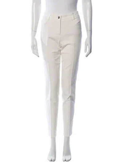 Pre-owned Akris Straight Leg Pants In Neutrals