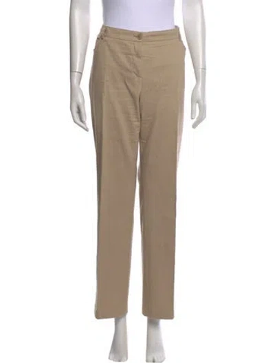 Pre-owned Akris Straight Leg Pants In Neutrals
