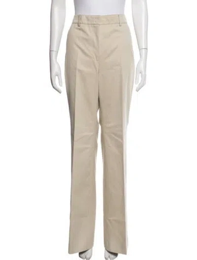 Pre-owned Akris Straight Leg Pants In Neutrals