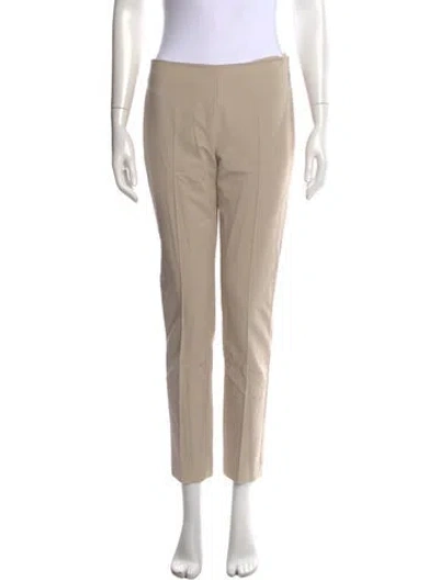 Pre-owned Akris Straight Leg Pants In Neutrals