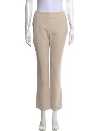 Pre-owned Akris Straight Leg Pants In Neutrals