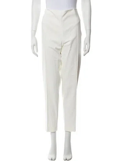 Pre-owned Akris Straight Leg Pants In Neutrals