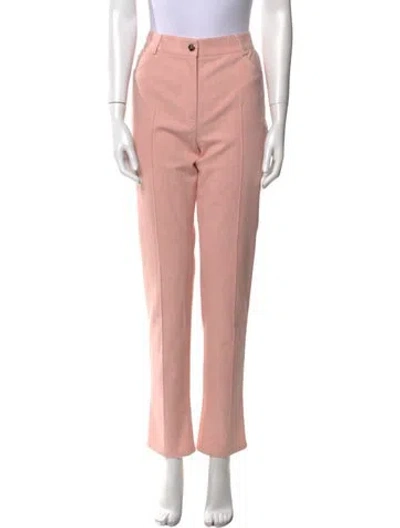 Pre-owned Akris Straight Leg Pants In Pink