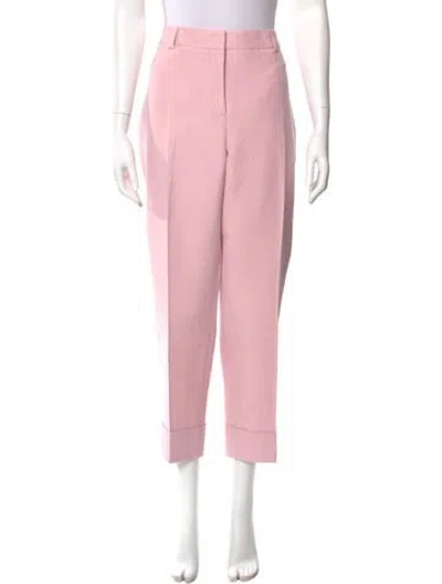 Pre-owned Akris Straight Leg Pants In Pink