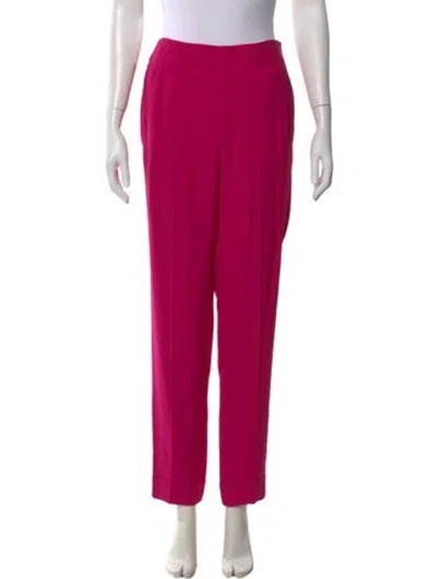 Pre-owned Akris Straight Leg Pants In Pink