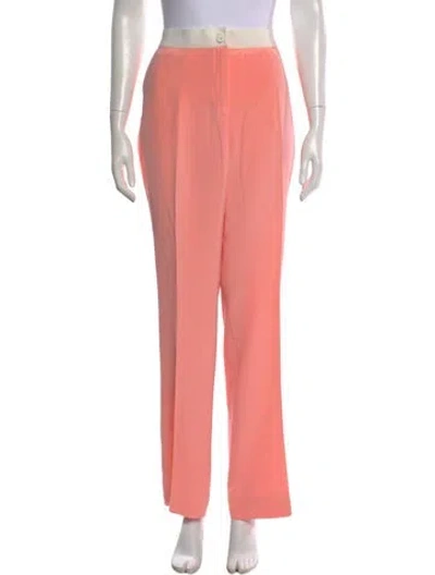 Pre-owned Akris Straight Leg Pants In Pink