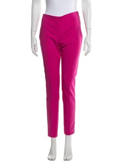 Pre-owned Akris Straight Leg Pants In Pink