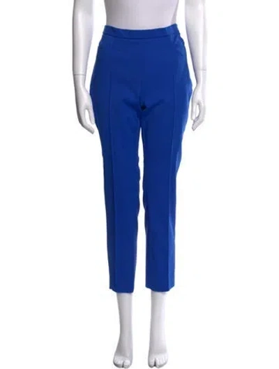 Pre-owned Akris Straight Leg Pants W/ Tags In Blue